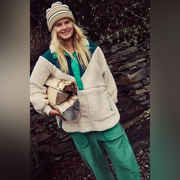 Free People Green and Mint Sweater - Picture 6 of 12